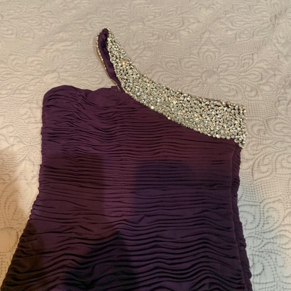 Jovani one shoulder gown